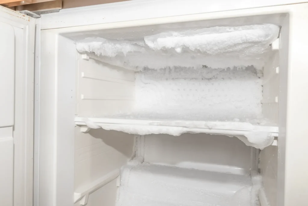 Refrigerator Repair for Frost Build-Up in Freezer