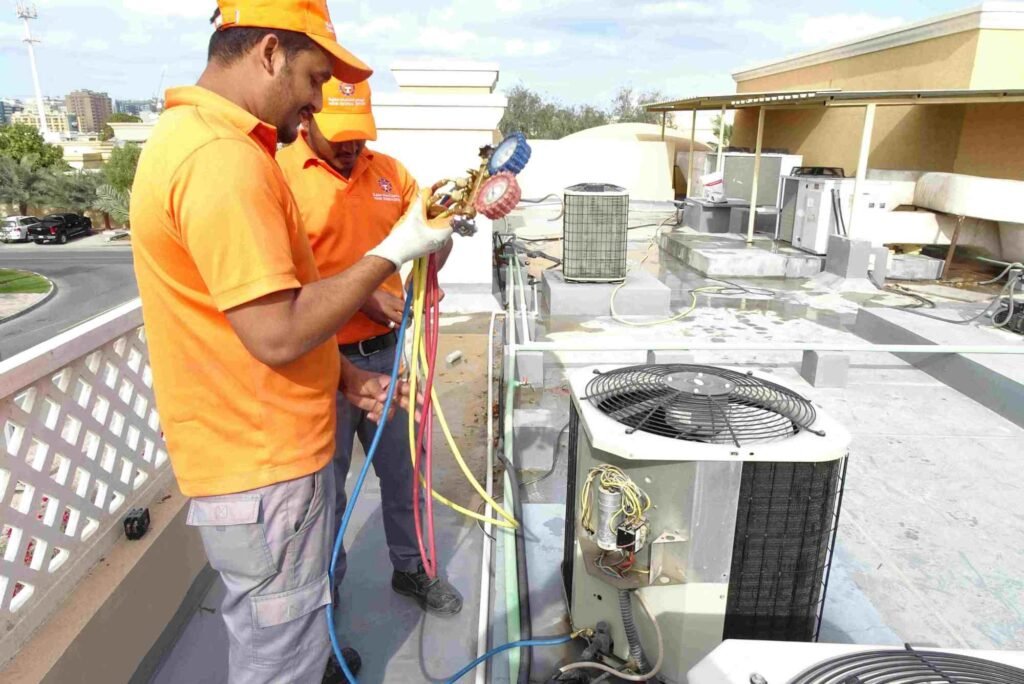 Who provides AC AMC services in UAE?